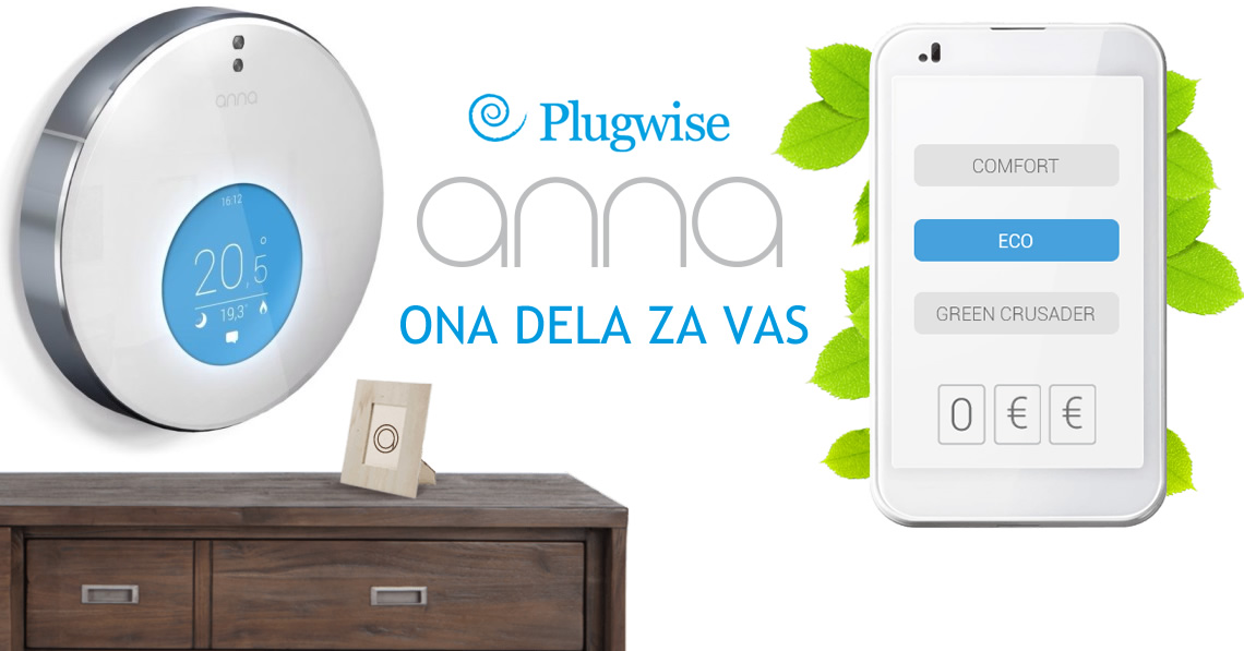 Upravljanje pametnega sobnega termostata Anna z mobilno aplikacijo